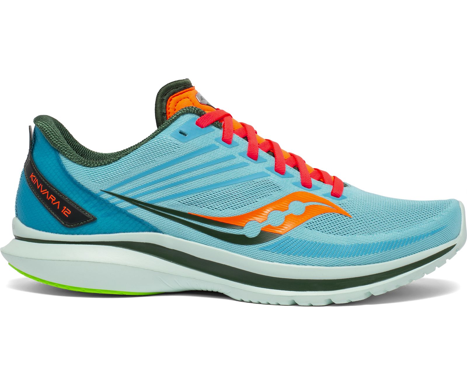 Saucony Kinvara 12 Men's Running Shoes Turquoise / Blue / Orange | AU 527UZGT